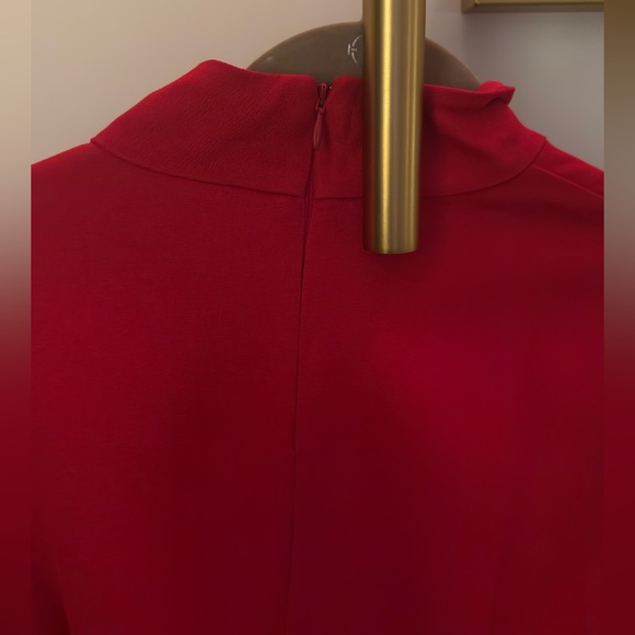 NEW with tags. Banana Republic red long sleeve dress. - Picture 4 of 8